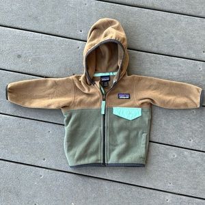 Patagonia Micro D Snap-T full zip hooded fleece jacket
